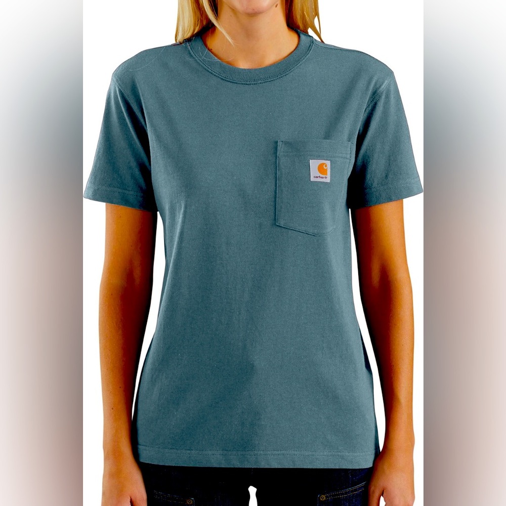 Carhartt t shirt heavy duty fabric, worn twice